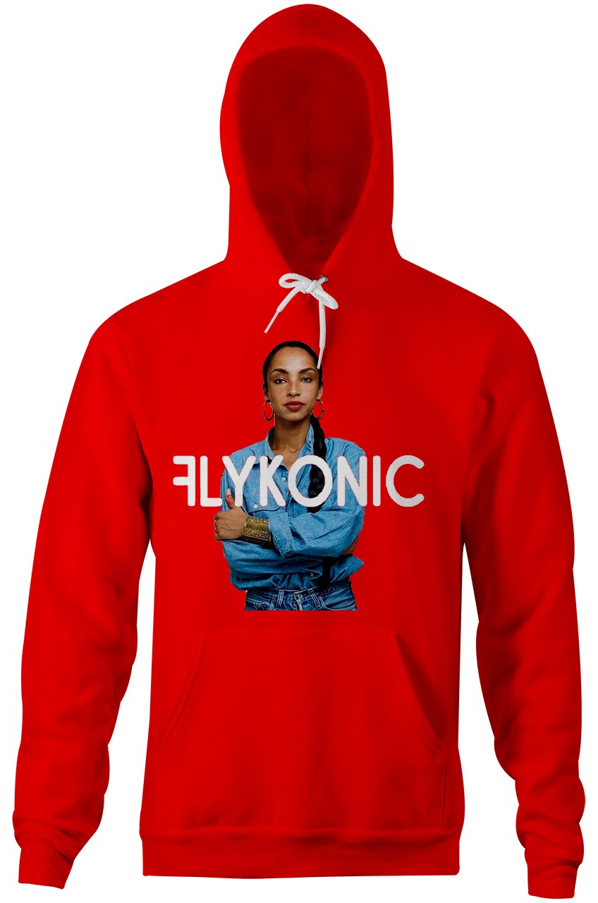 Flykonic Shade Hoodie on Red