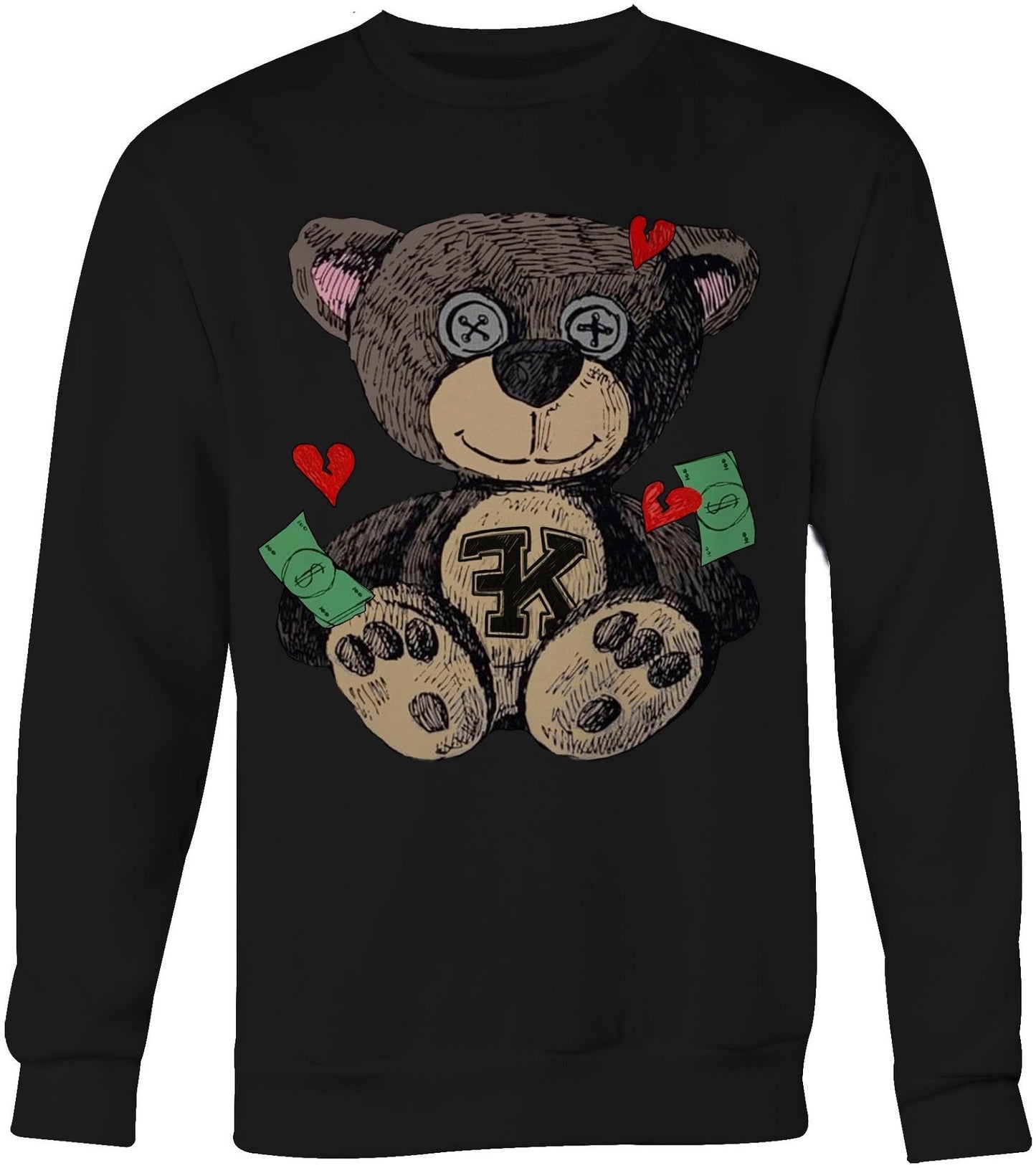 Flykonic Love Bear Sweatshirt